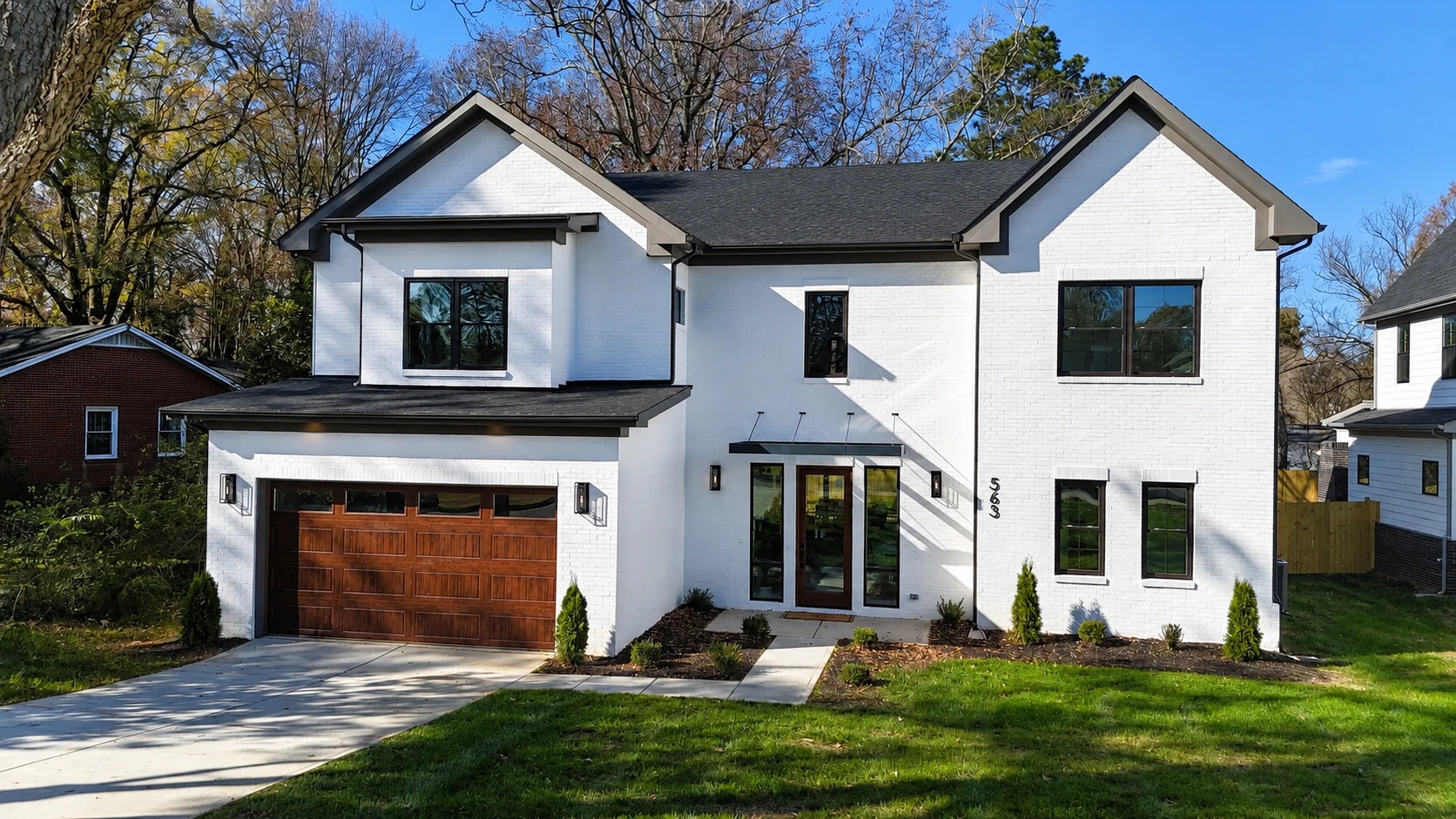 Completed exterior of the residence at 563 Lyttleton Dr in Cotswold.
