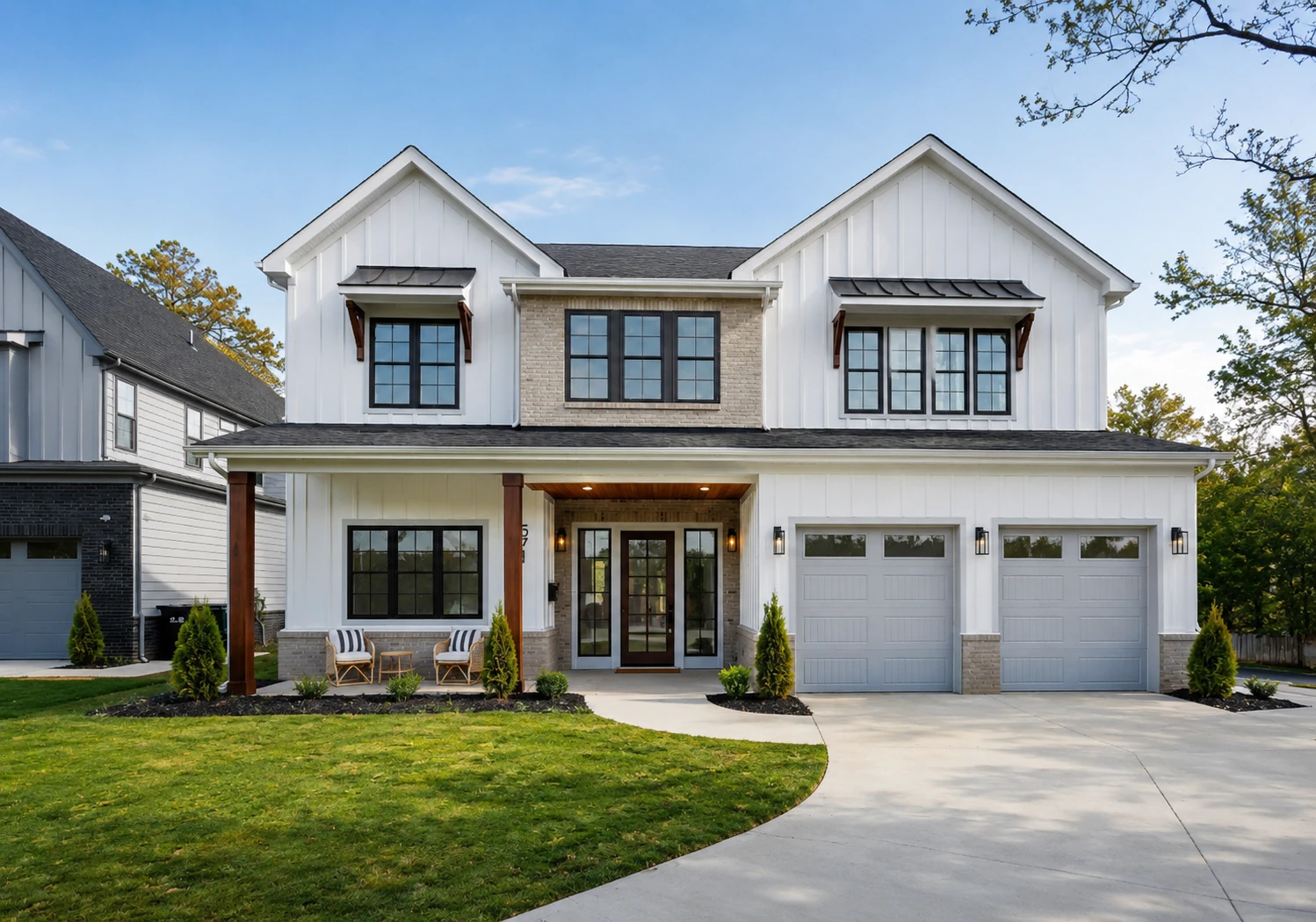 Completed exterior of the residence at 571 Lyttleton Dr in Cotswold.