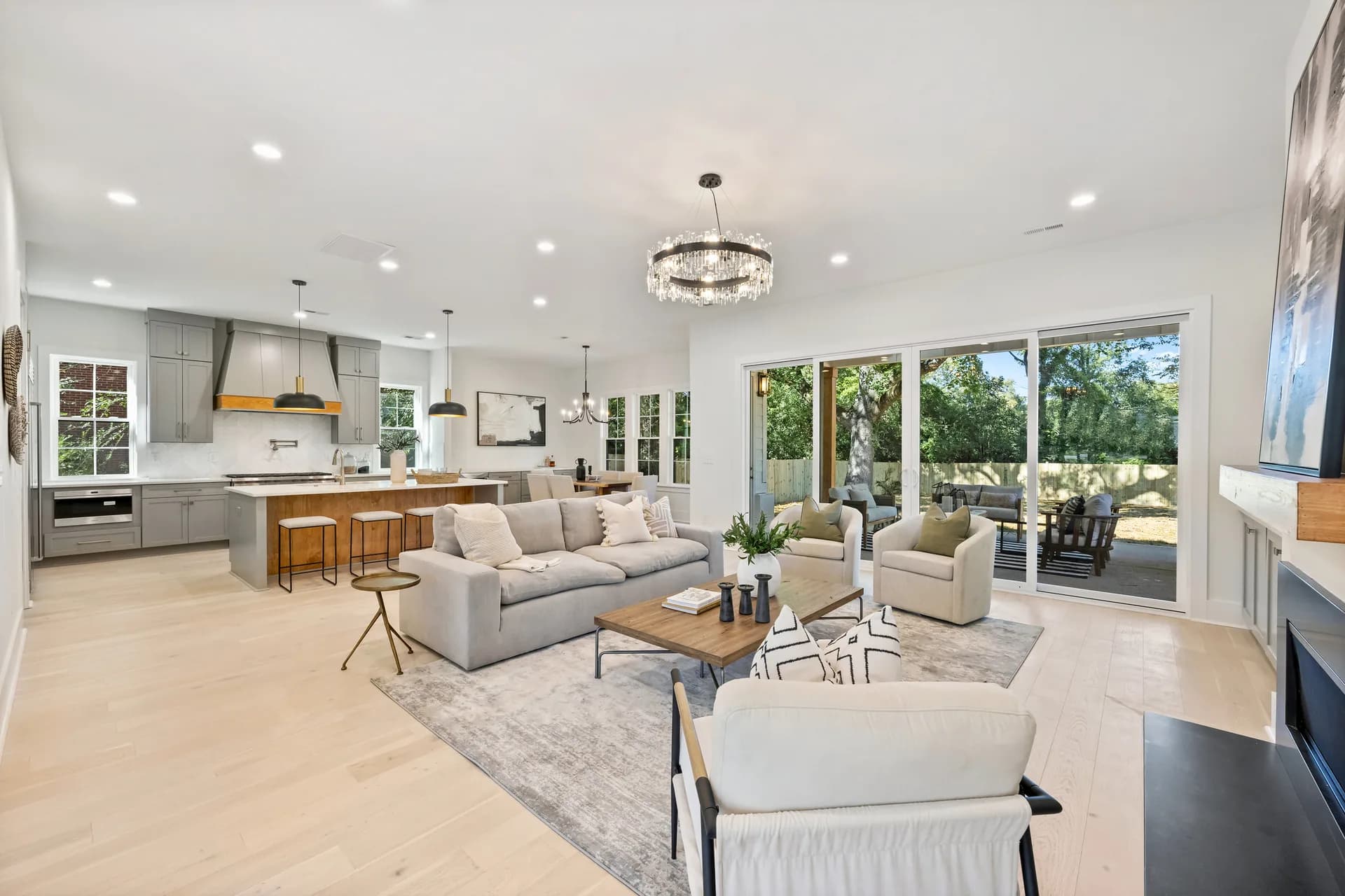 Living area beside the kitchen at 563 Lyttleton Dr
