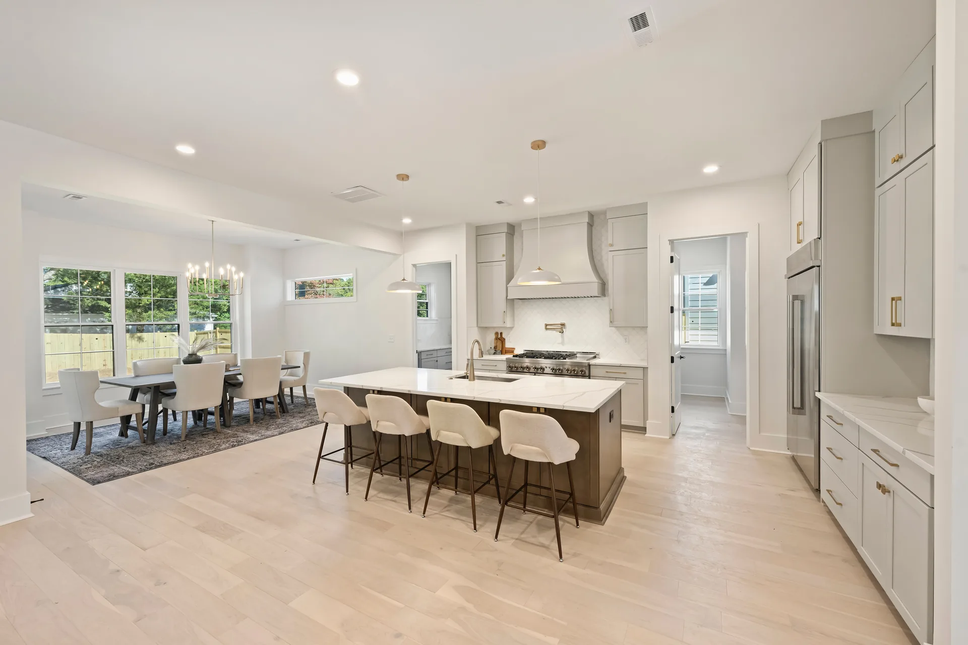Open kitchen and dining area at 567 Lyttleton Dr