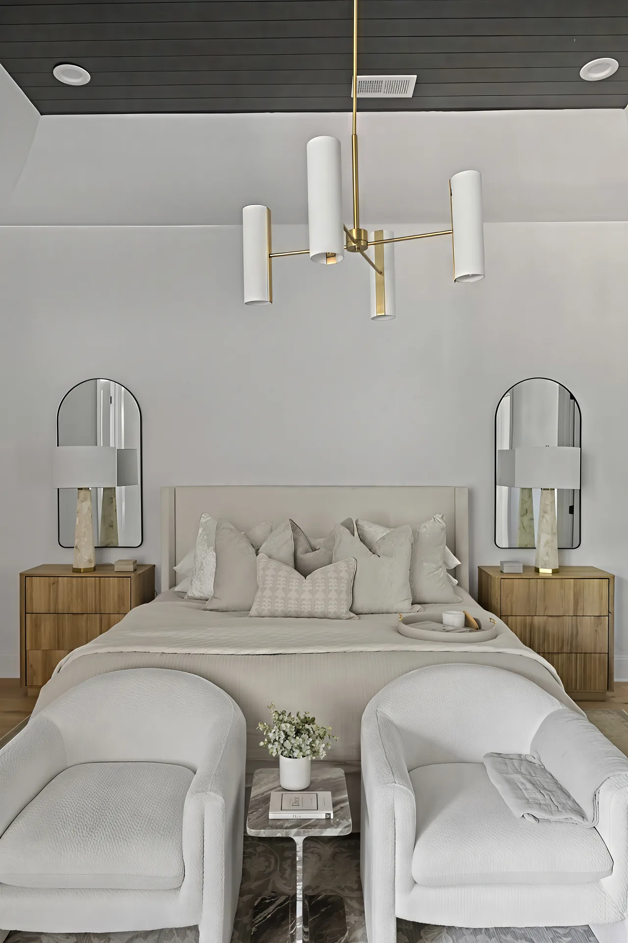 Bedroom at the completed 1205 Jersey Ln home.
